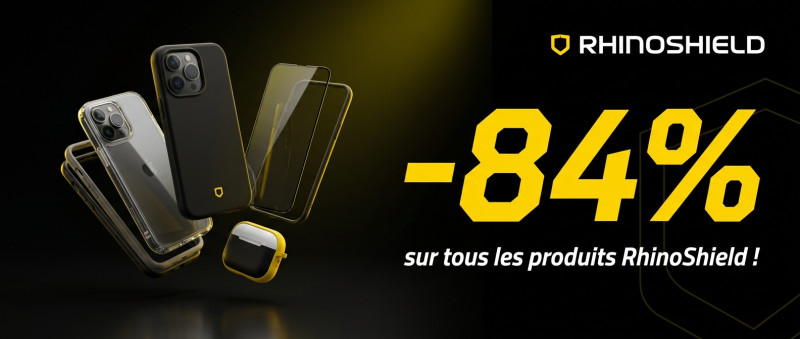 -84% sur TOUT le site RhinoShield (éditions limitées incluses)